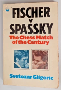 Fischer V Spassky Svetozar Gligoric Paperback 1972 FOR REPAIR - Imagen 1 de 14