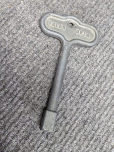 Vintage John Zink Floor Furnace Key Gas Shut Off Stamped Tulsa Okla - Picture 1 of 3