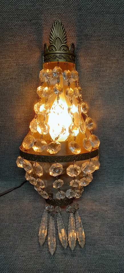 Applique montgolfière à pampilles vintage - Photo 1/4