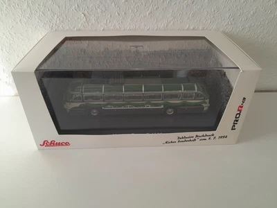 Schuco 1:43 PRO.R43 Reisebus Magirus-Deutz O6500 "Wunder von Bern 1954"+ Kicker! - Bild 1 von 4