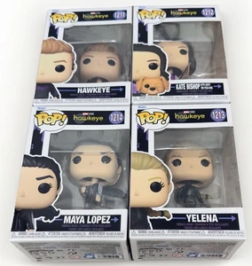 Funko Pop! Paquete de 4 vinilos Marvel Studios HAWKEYE, KATE BISHOP, YELENA, MAYA LOPEZ - Imagen 1 de 10