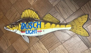 BUSCH LIGHT BEER - 1994 ANHEUSER-BUSCH, INC. INFLATABLE FISH 51" X 21" - Picture 1 of 7