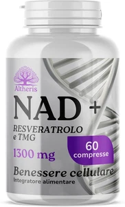 NAD Puro 1000Mg Con Trans Resveratrolo E Trimetilglicina 60 Compresse - Integrat - Foto 1 di 12