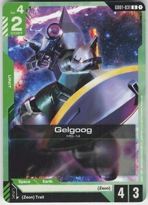 Gundam Gelgoog GD01-031 Newtype Rising Uncommon NM - Bild 1 von 2