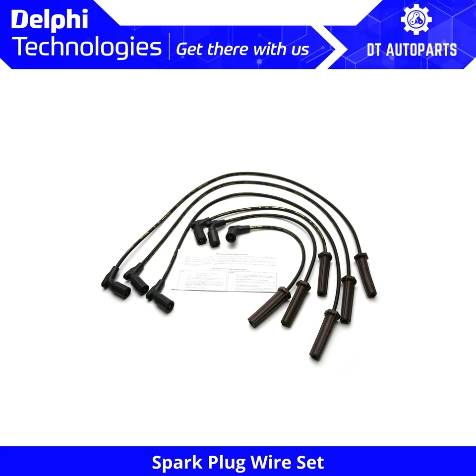 Juego de cables de bujía Delphi para Pontiac Montana 2006 3,9 L V6 Foto 1 de 4