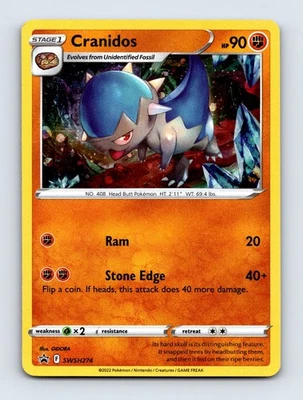 Cranidos Cosmos Holo SWSH: Sword & Shield Promo Cards SWSH274 Near Mint LP - Image 1 of 2
