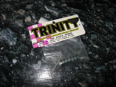 Vintage RC Trinity .055 Shock Spring Steel Green (1) EV 4062 - Image 1 of 2