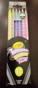 Crayola Twistables Bold & Bright Colored Pencils 12 Pencils Per Box - Picture 1 of 1