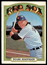1972 Topps Duane Josephson  VG-EX Boston Red Sox #543