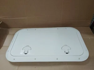 POMPANETTE 10x20 T-HANDLE INSPECTION HATCH (Off White) #G81020-22 - Picture 1 of 4