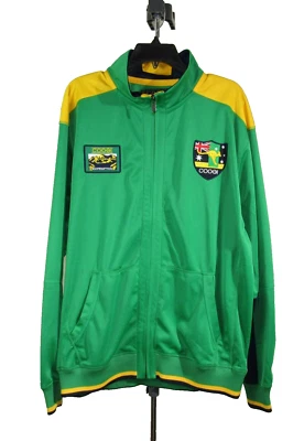 Chaqueta deportiva vintage COOGI cremallera completa XXL / 2XL en verde con parches / bordado Foto 1 de 4