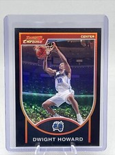 2007-08 Bowman Chrome #2 Dwight Howard Black Refractor Magic FHOF /199 NM+