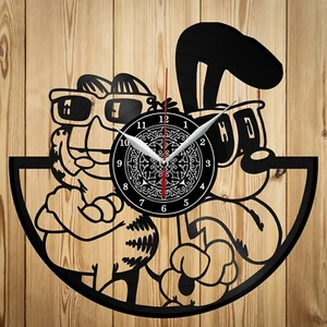 Vinyl Clock Garfield and Odie Vinyl Record Wall Clock Decor Gift 6319 - Picture 1 of 11