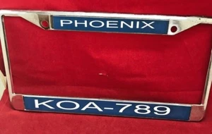 Custom Personalized Engraved Chrome License Plate Frame Metal High Quality frame - Imagen 1 de 9
