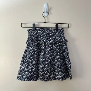 Crewcuts J. Crew Girls Ruffle Skirt Giraffe Vanity Print Navy Blue Size 6/7 - Picture 1 of 5