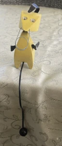 Midcentury 1959 ZOO LINE Japan Sm Yellow Wooden Balancing Goof Bird Bojesen Era - Picture 1 of 10