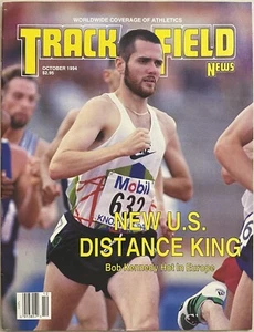 1994 Track and Field News October Bob Kennedy, Nike ad Steve Prefontaine - Picture 1 of 24