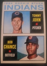 1964 Topps Tommy John Rookie Card (RC) #146