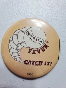 "Angels Fever Catch It! Pinback Button - Picture 1 of 2