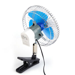 12V 25W Mini Portable Auto Vehicle Clip-On Cooling Oscillating Fan For Car Tr DP