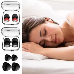 Anti-Noise Ear Plugs Sleep Snoring Earplugs Noise Cancelling For Sleeping Noise - Picture 1 of 14