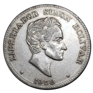 Moneda 50 Centavos 1958 Colombia Pieza #1 - Picture 1 of 2