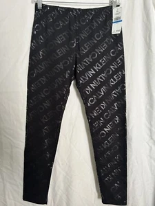 Leggings Calvin Klein para niñas talla XL/16 negros nuevos con etiquetas - Imagen 1 de 4