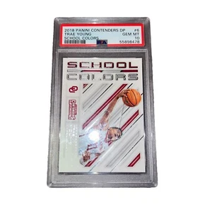 Trae Young PSA 10 School Colors - Picture 1 of 2