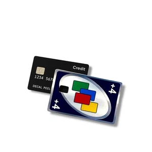 UNO Draw 4 Holographic Credit Card Skin Decal Cover - Matte Finish π₯ - Picture 1 of 4