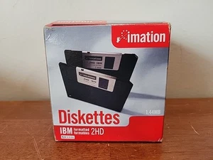 Imation 3.5" Floppy Disks Diskettes 25 Pack IBM Formatted 1.44MB 2HD - Picture 1 of 7