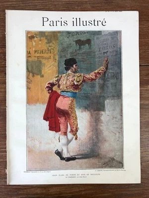 Revue PARIS ILLUSTRE Nr 85 (Aout 1889) Tauromachie Corrida Torreadors - Photo 1/4
