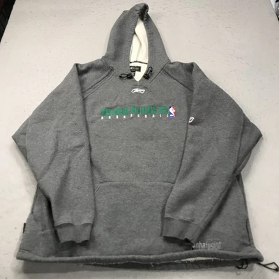 Sudadera con Capucha DE COLECCIÓN Boston Celtics Para Hombres XL Gris Reebok NBA Fusion Y2K Foto 1 de 4