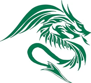 Dragon Tribal Mystical Monster Fantasy Car Truck Window Vinyl Decal Sticker - Picture 1 of 2