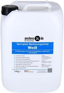 Linienfarbe 14 kg Weiß – Sportplatz Markierfarbe für Fußball & Tennis - Bild 1 von 1