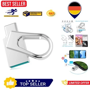 64GB USB C Stick - Ultra Schneller 2-in-1 Speicher für iPhone 15 - Bild 1 von 10