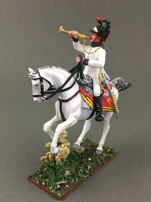 Soldado de metal napoleónico pintado 1/30, figura coracero austriaco VID SOLDADOS Foto 1 de 4
