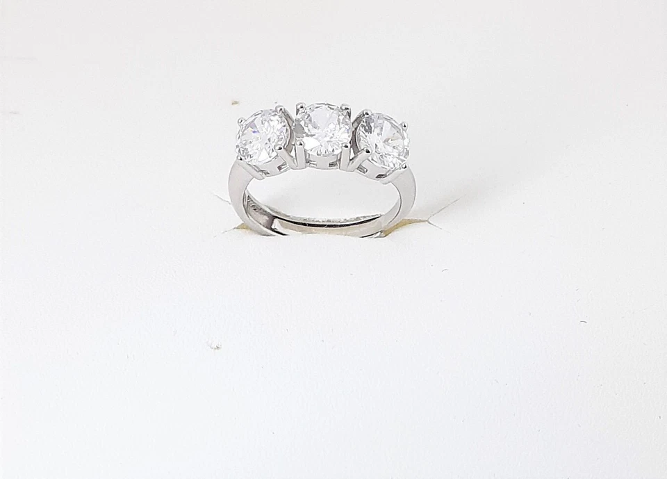 Anello donna in argento tipo trilogy Gioia Argento 925 CBR11 A - Immagine 1 di 1