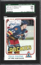 1981 OPC #75 PAUL GAGNE ROOKIE SGC 98 OR 10 GEM MINT ! ONLY 2 GEM MINT CARDS!