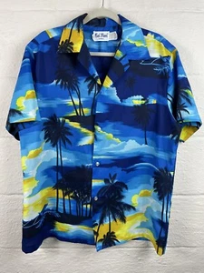 Vintage RAI NANI HAWAII Hawaiihemd tropisch Blumen Knopfleiste Größe Large - Bild 1 von 7