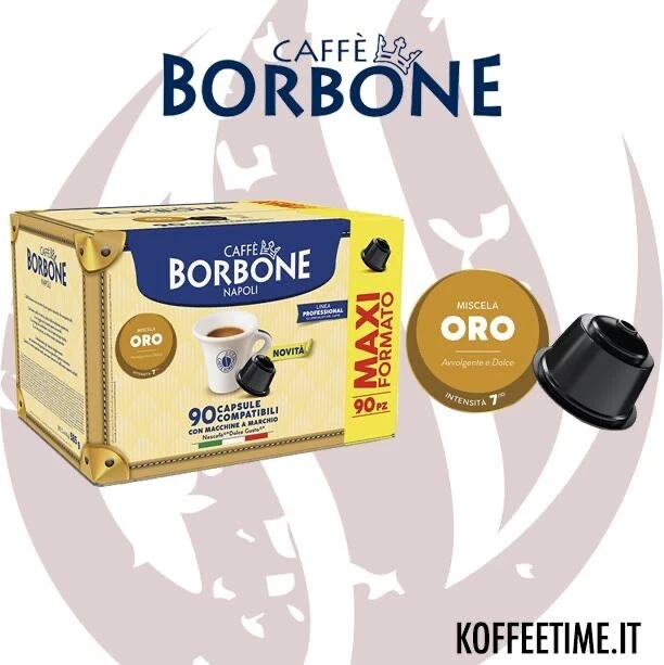 90 Capsule Caffè Borbone Nescafè DOLCE GUSTO miscela ORO - NOVITA!!! - Immagine 1 di 1