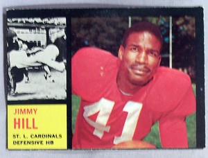 1962 Topps Jimmy Hill St Louis Cardinals #147 Football Card 