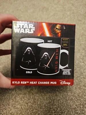 Disney Star Wars Kylo Ren Heat Changing Mug Lightsaber Appears When Hot New - Image 1 of 4