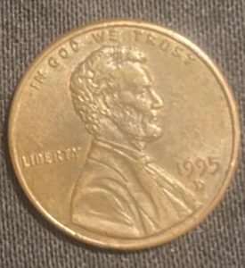 RARE! 1995 D Lincoln Memorial One Cent Penny Coin Nice Condition - Picture 1 of 2