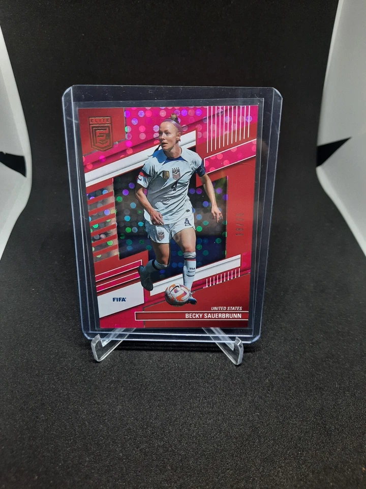 2022-23 Panini Donruss Elite FIFA Pink Disco Becky Sauerbrunn 18/25 #34 - Image 1 of 2