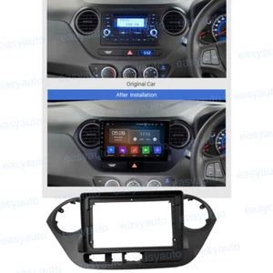 9'' Car Radio Stereo Dash Fascia Frame Trim Bezel for Hyundai Grand I10 2014~17 - Picture 1 of 15