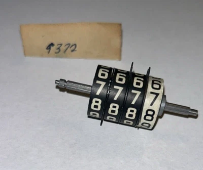 Nuevo de Lote Antiguo Lincoln Mercury Odómetro 4 Rollos King-Seeley 9372 Foto 1 de 4