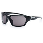 Bloc Diamondback Sunglasses Gloss Black with Grey Lenses BLOC X30