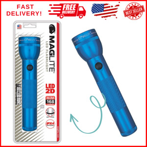 Maglite LED 2-Cell D Flashlight Blue Superior Quality Resistant Model:ST2D016 US