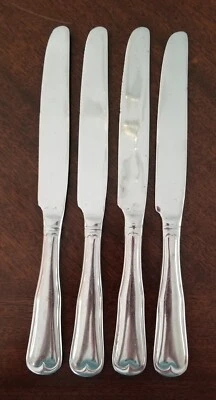 Lote de 4 facas de jantar Toalha Breckenridge 18/10 aço inoxidável 9 3/4" - Imagem 1 de 2