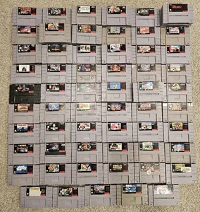 Super Nintendo SNES Games- Pick Title(s) -Combined Shipping Discount See Details - Picture 1 of 3